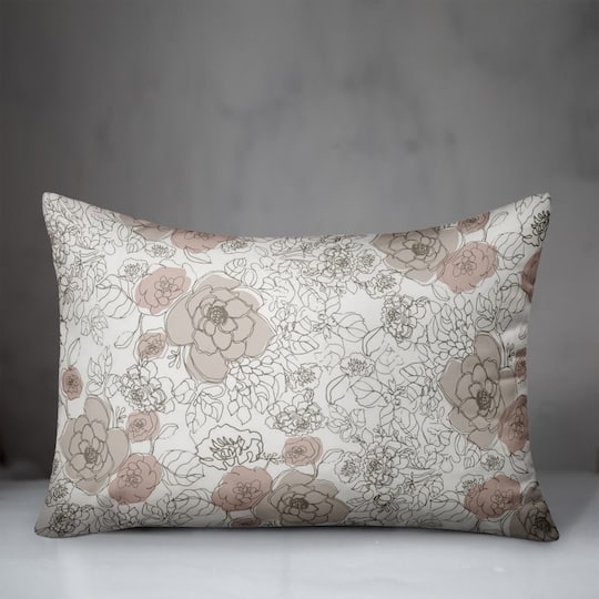 Multi Floral Throw Pillow